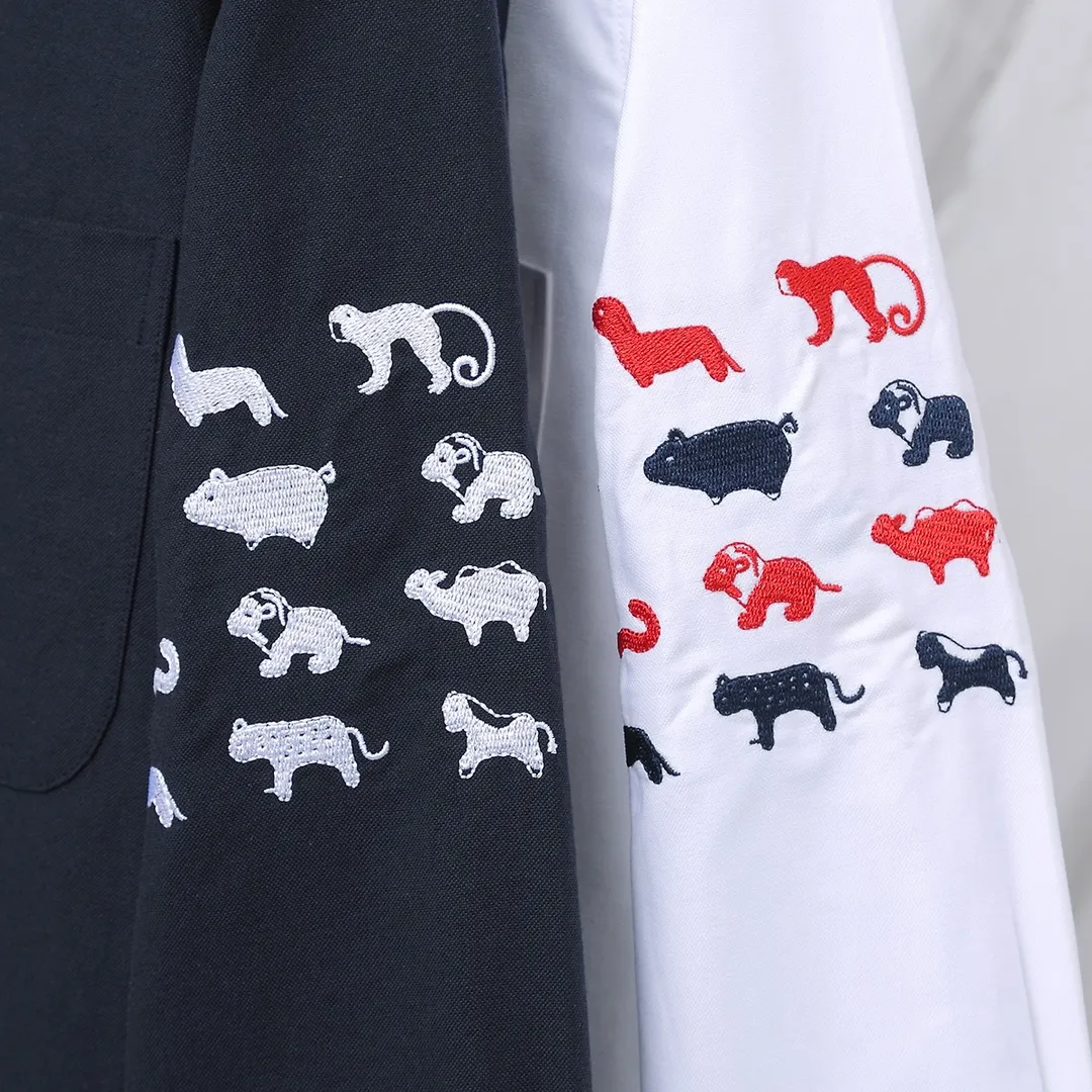 ：993 （TB ） THOM BROWNE .TB Classic 100% Factory Quality Same Style TB TB + + ：White/Navy Blue Size：0/1/2/3/4